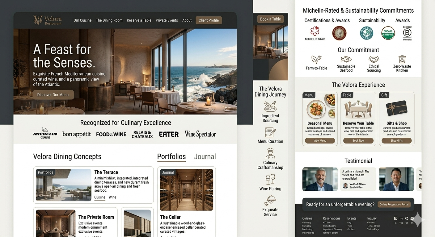 Velora Restaurant — Business site
